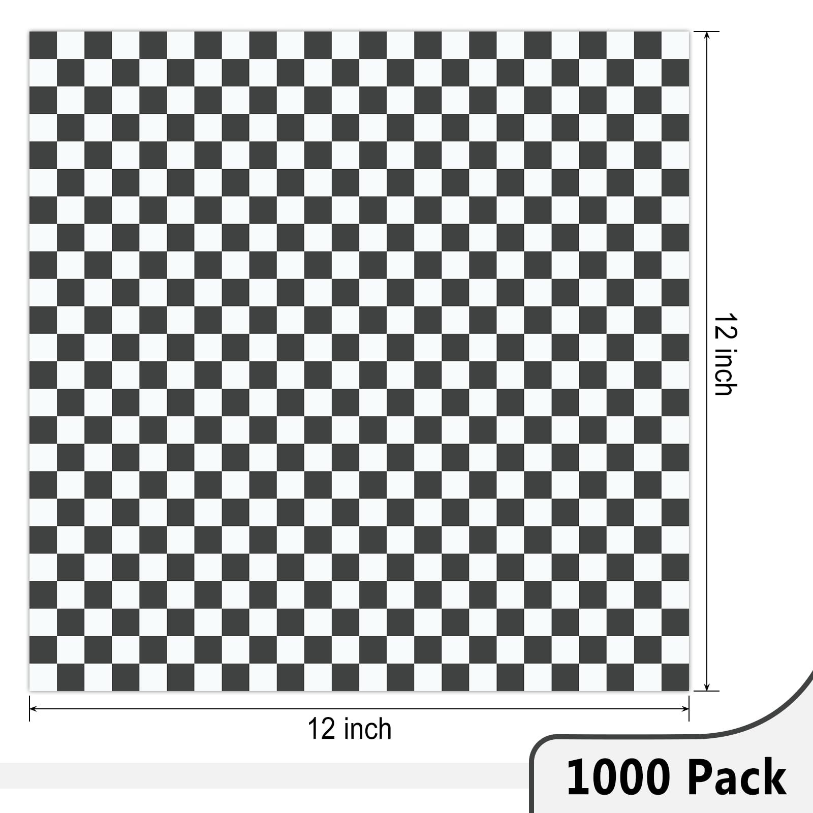 EcoDispose 12 x 12 Inches Grease Proof Deli Paper Precut Sheets for Deli Food…