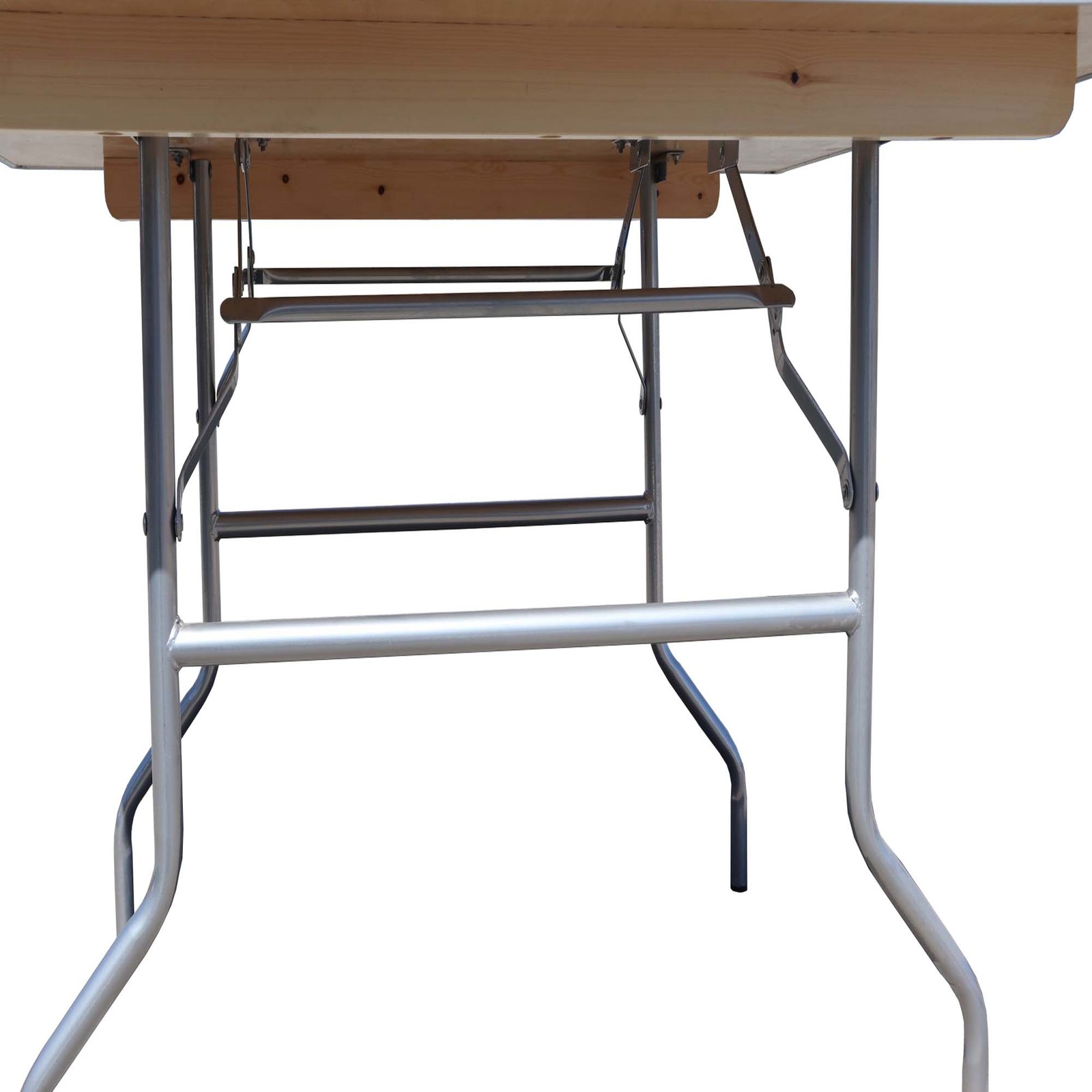 60 in Wood Square Folding Table 4 Pack Heavy Duty Party Event Office Reception