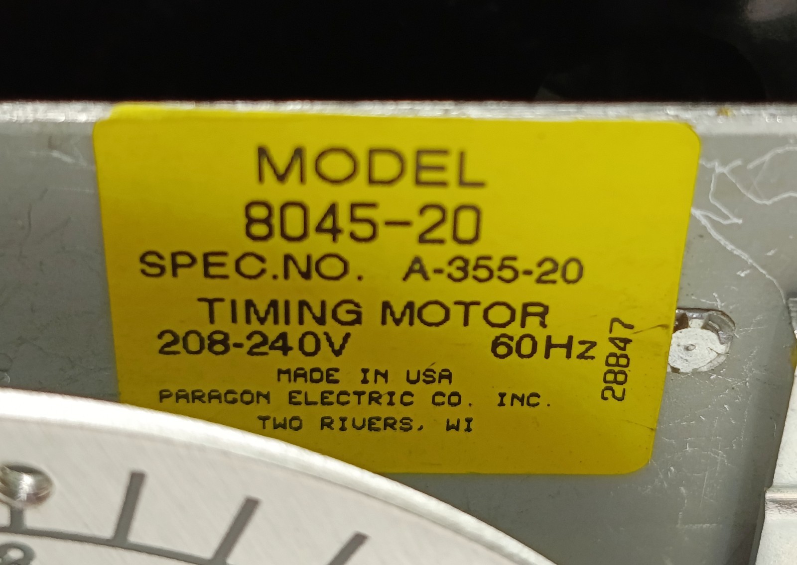 Paragon 8045-20 D-FROST-O-MATIC Defrost Control Timer 208-240V 60Hz 40A 2HP NEW