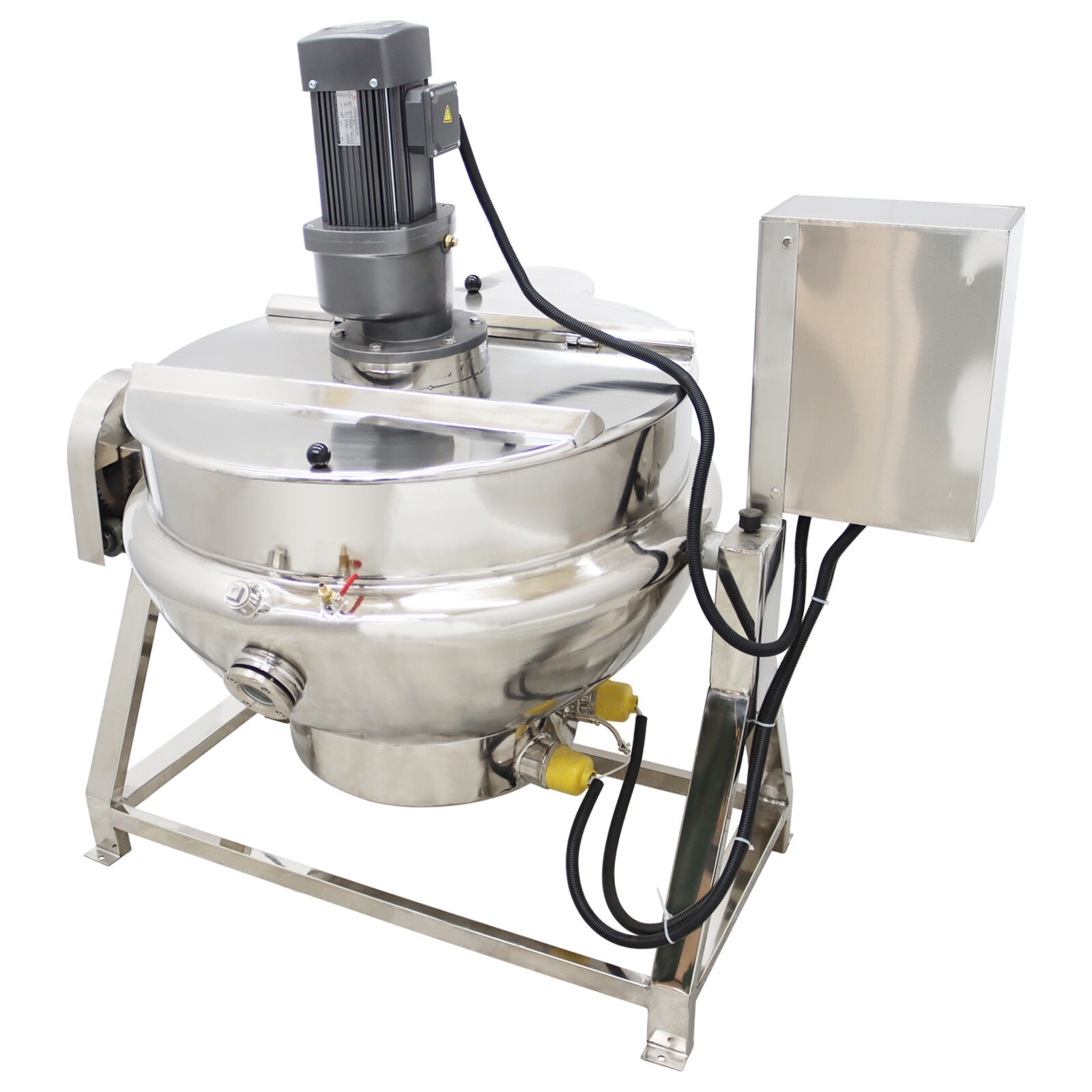 Various Size Jacketed Kettle: 13.2/26.5/52.83Gallon Commercial Jacketed Pot 220V
