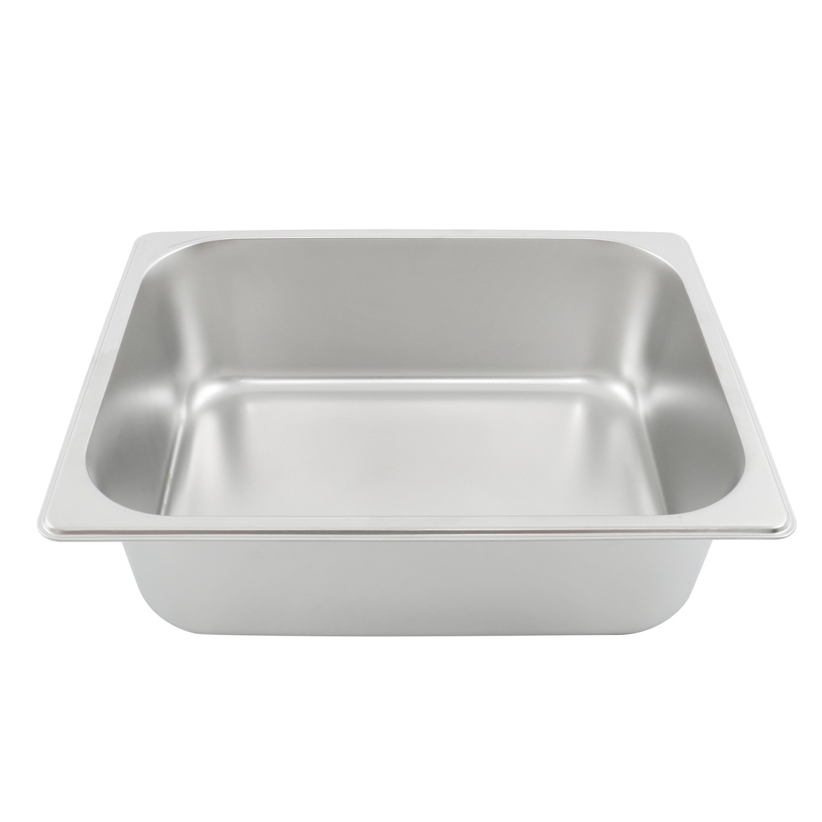 Anti-Jam 1/2 Size Steam Pans 4-Pack, 4″ Deep Stainless Catering Trays