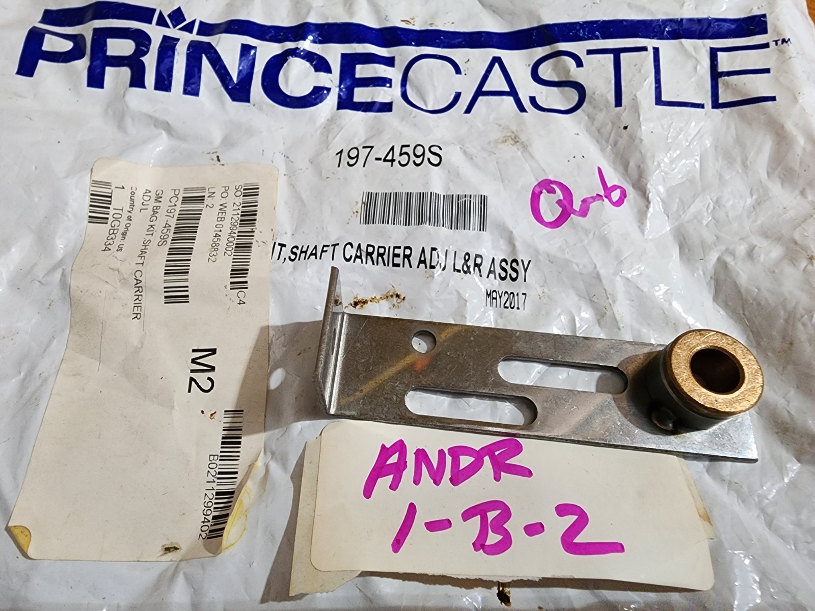 Prince Castle 197-459S Shaft Carrier