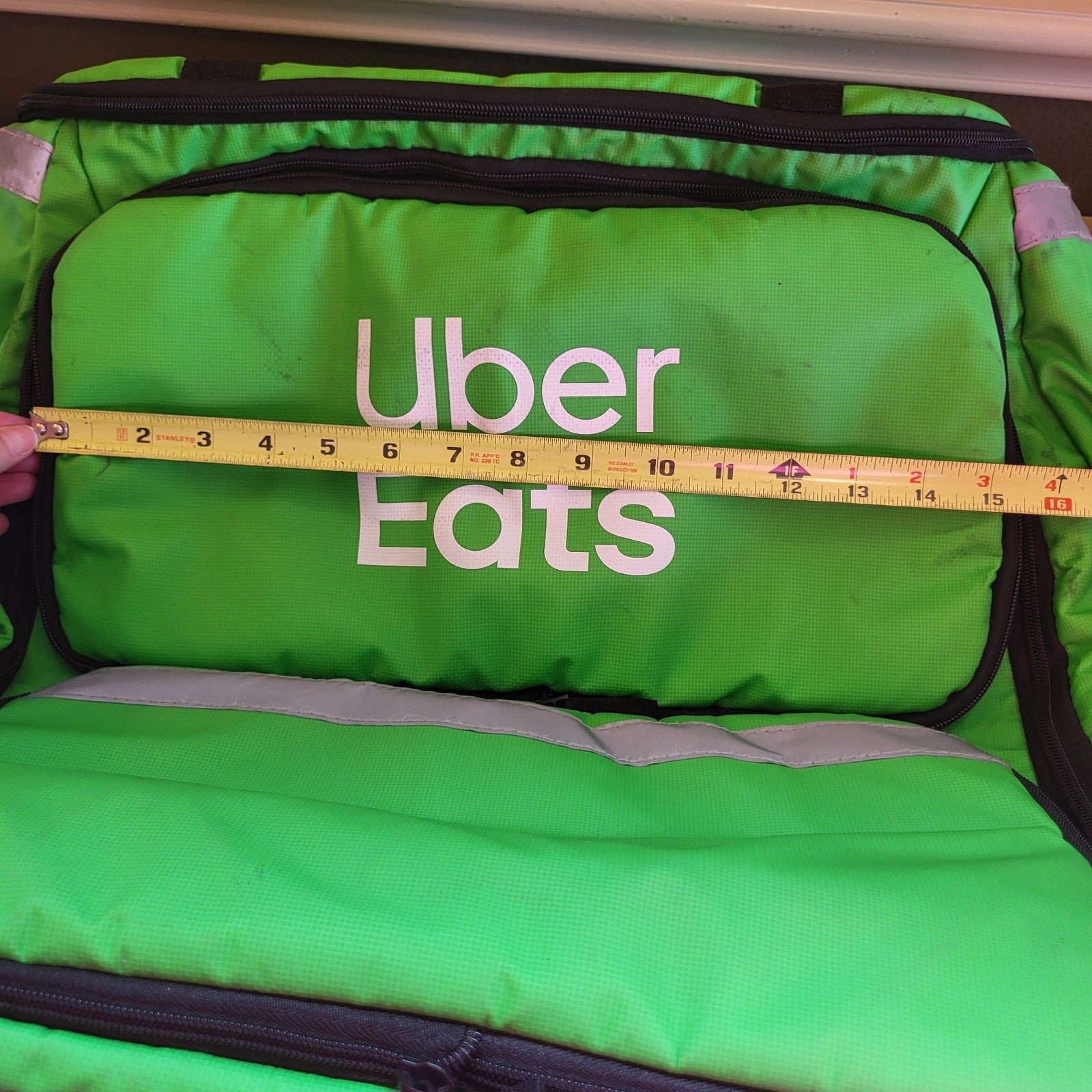 Uber Eats XL Insulated Food Delivery Backpack Bag w/ Cover Large Thermal Bag