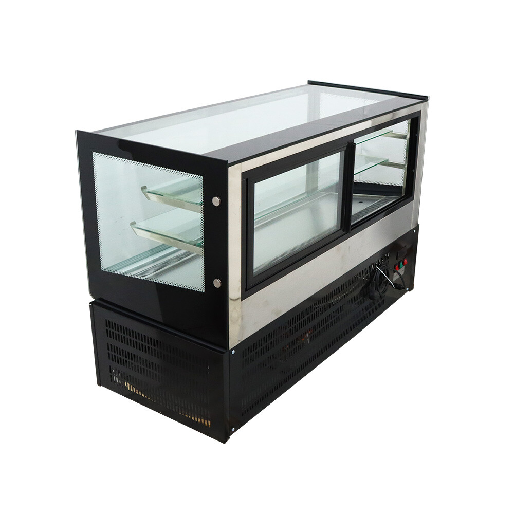47″ Countertop Refrigerated Cake Showcase Display Cabinet Air Cooling 220V