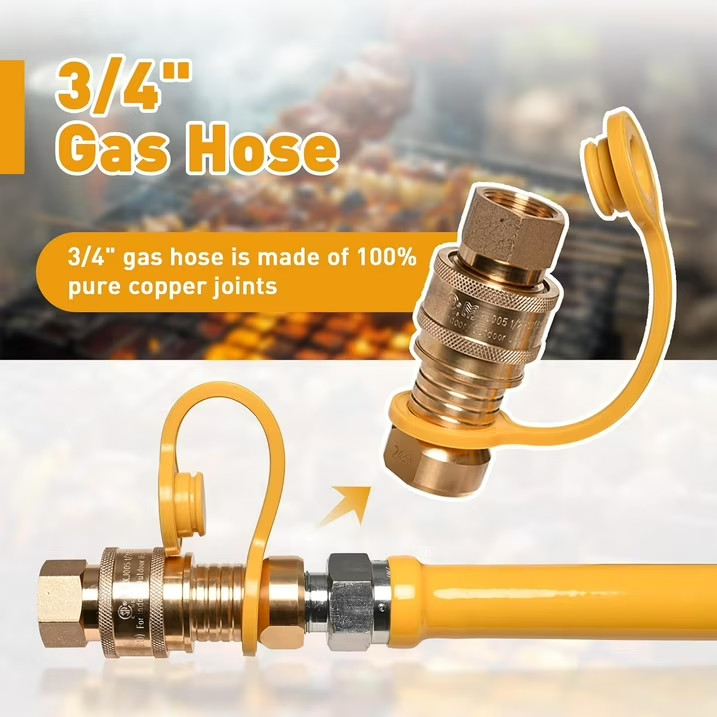 1675Kit48 Safety System Kit, 48″/60″ Commercial Mobile Gas Hose Connector Kit