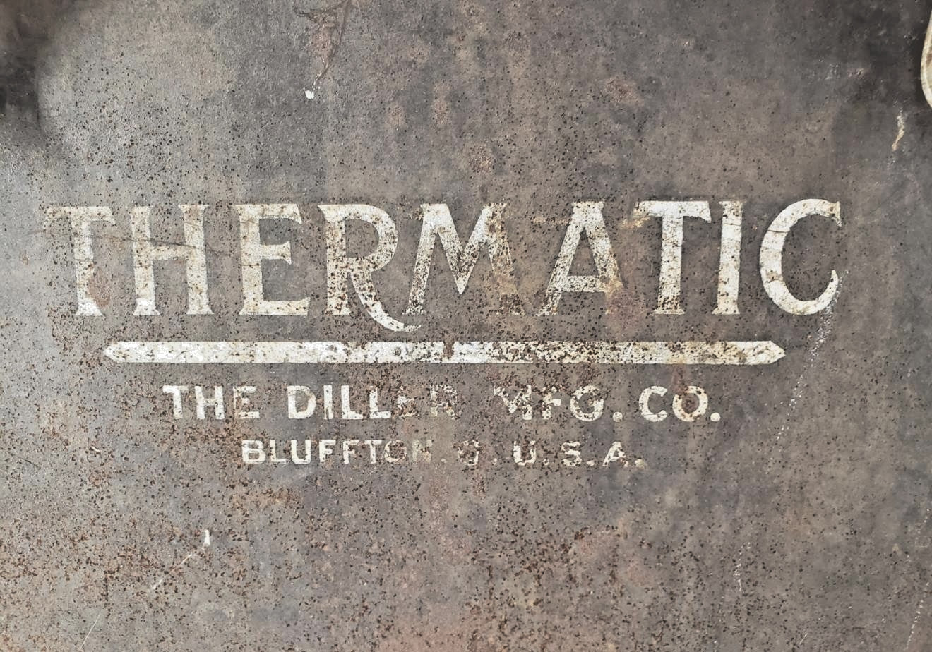 Vintage Thermatic Fireless Cooker Diller Mfg Co Bluffton OH 3 Pots 2 Plates