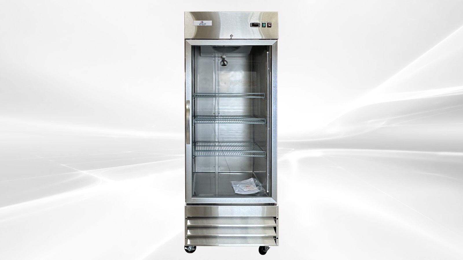 NEW 23 Cu Ft Glass Door Freezer Ice Merchandiser Restaurant Frozen Food NSF ETL