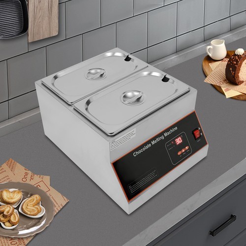 2-Pots Chocolate Melting Machine Electric Chocolate Melting Pot Chocolate Melter