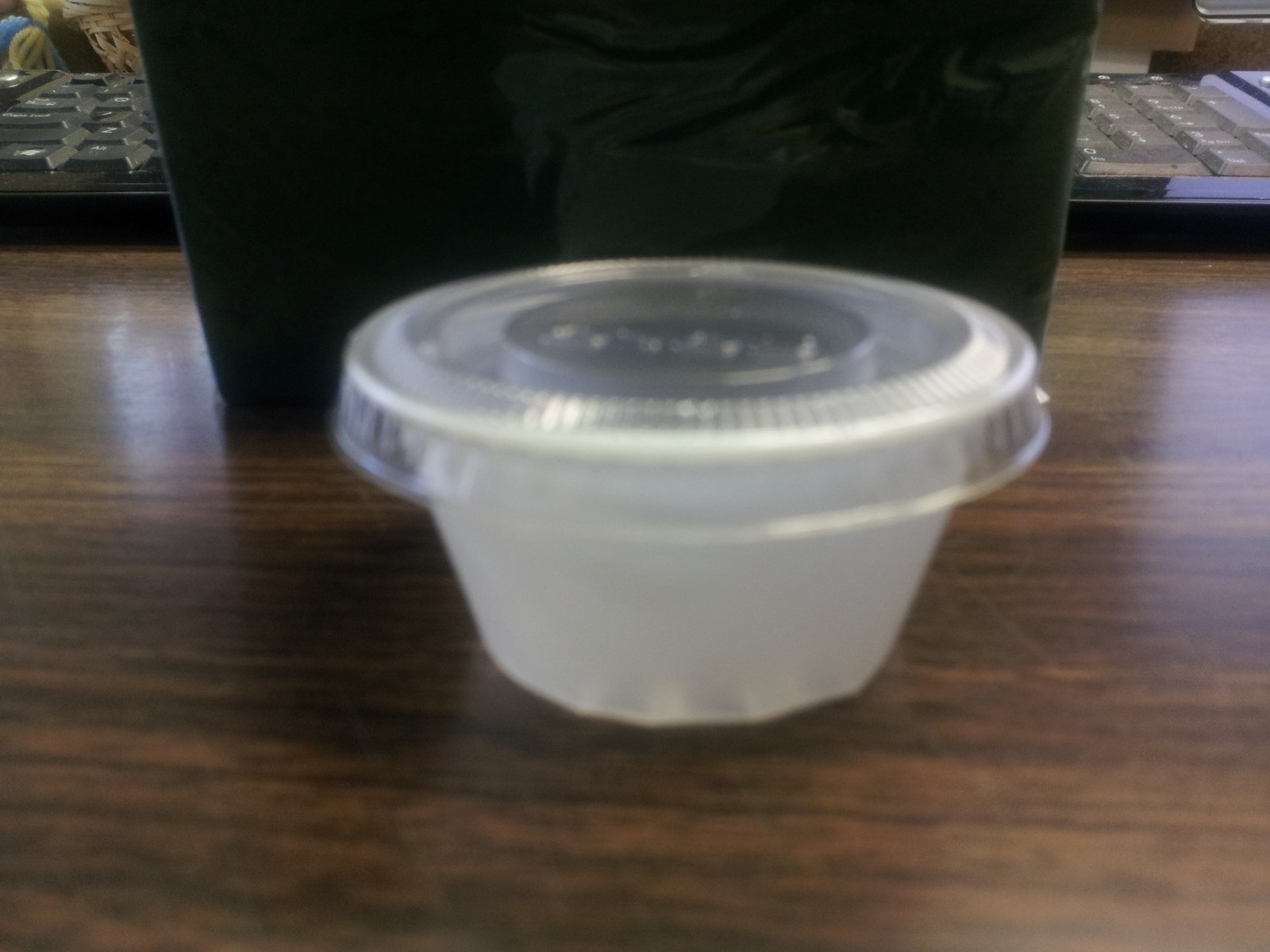 (250 CUPS ONLY) SEALED PORTION CUPS 2 oz SOLO PLASTIC SAUCE/LIQUIOR SHOT NO LIDS