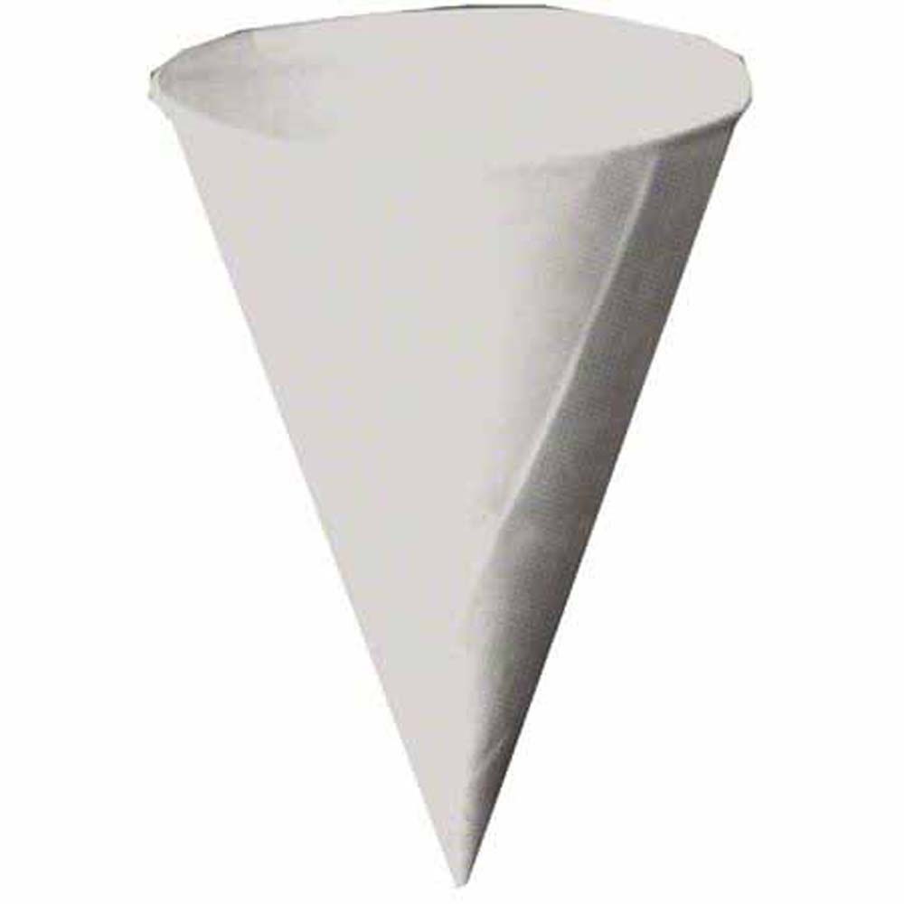 Konie SCC4R 4oz Paper Cone Cups White 200 Pack for Water Cooler