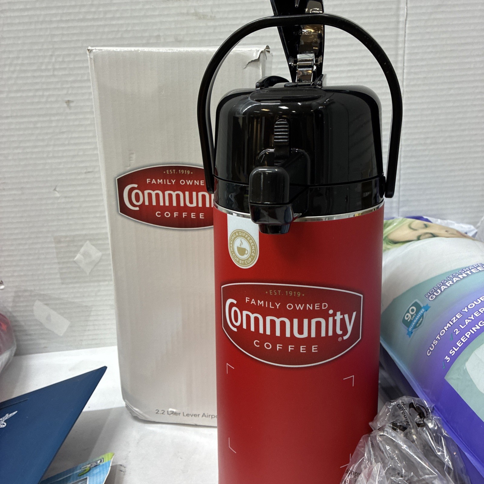 Community® Coffee Commercial Grade Insulated AirPot Coffee Air Pump Dispenser