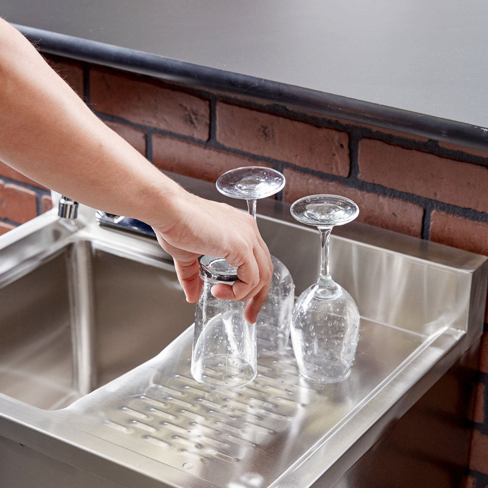 NEW 1 Bowl Underbar Stainless Steel Hand Wash Sink RIGHT Drainboard Commercial