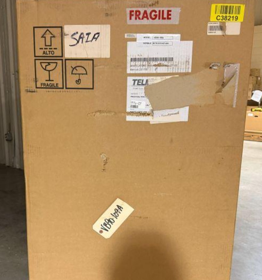 Stoelting VB90-109A Telme Vertical Batch Freezer Floor Model Water Cooled 84qt/h