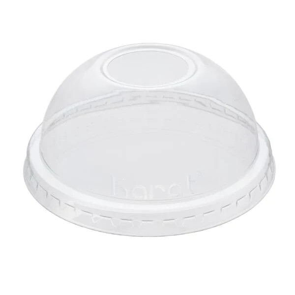 Karat PET Dome Lid for 12-22 oz Paper Cold Cup – 1,000 ct, C-KCDL90
