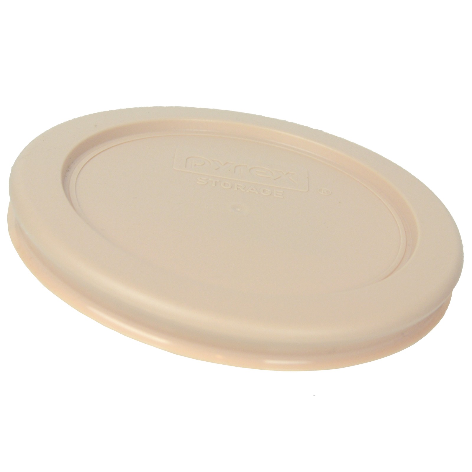 Pyrex 7202 1-Cup Clear Glass Food Storage Bowl & 7202-PC Blush Plastic Lid