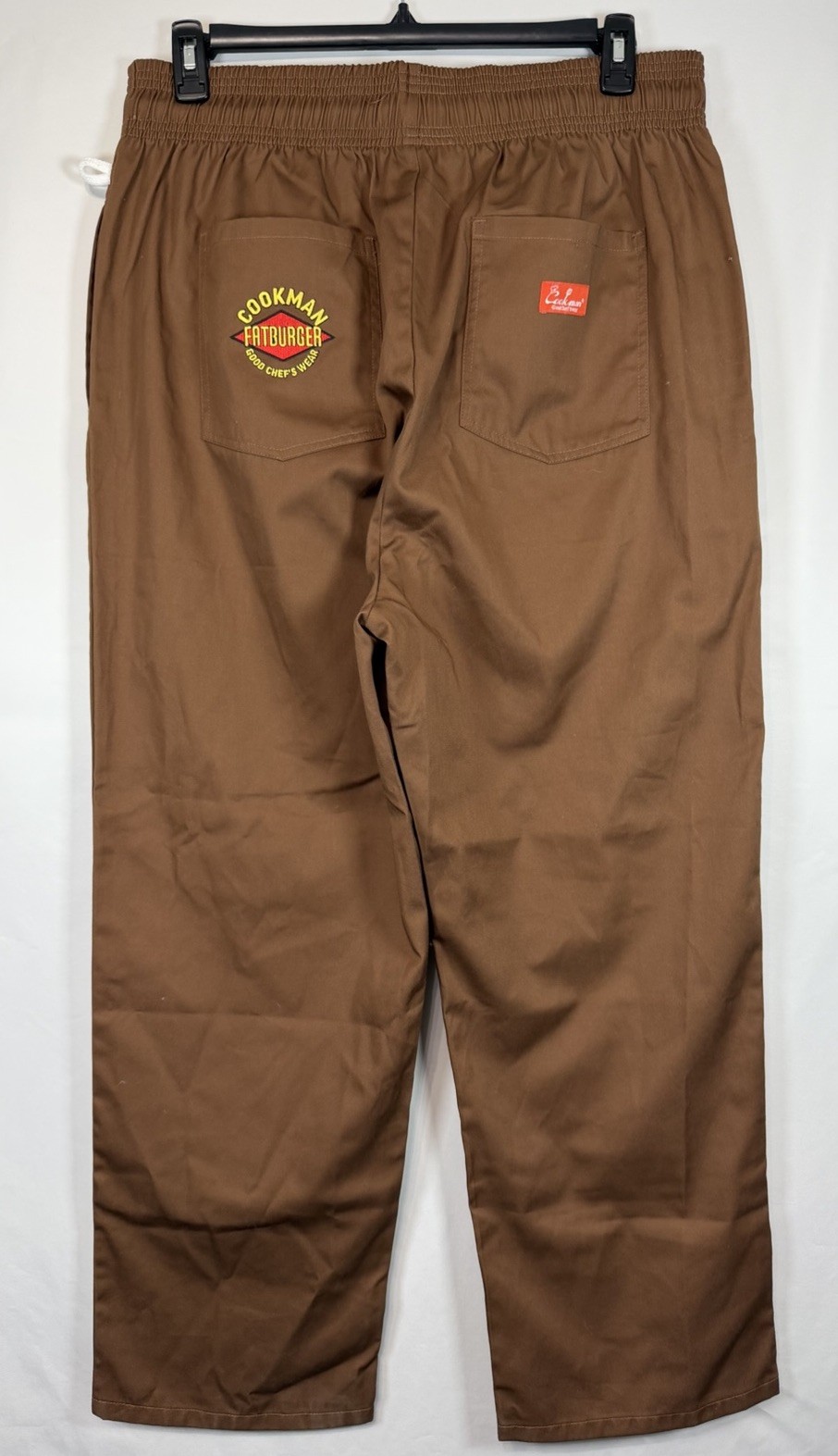 Cookman’s Semi Wide Fat burger Brown Chef Pants Adult Size XL