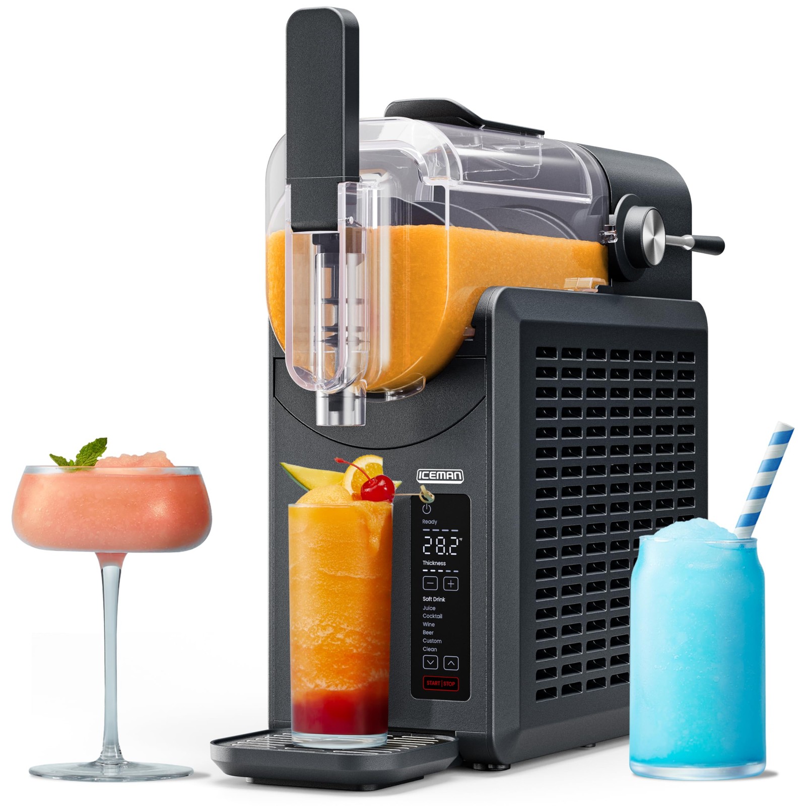 Iceman by Chefman Slush-Ease 68oz Slushie Machine, 48oz Liquid Capacity