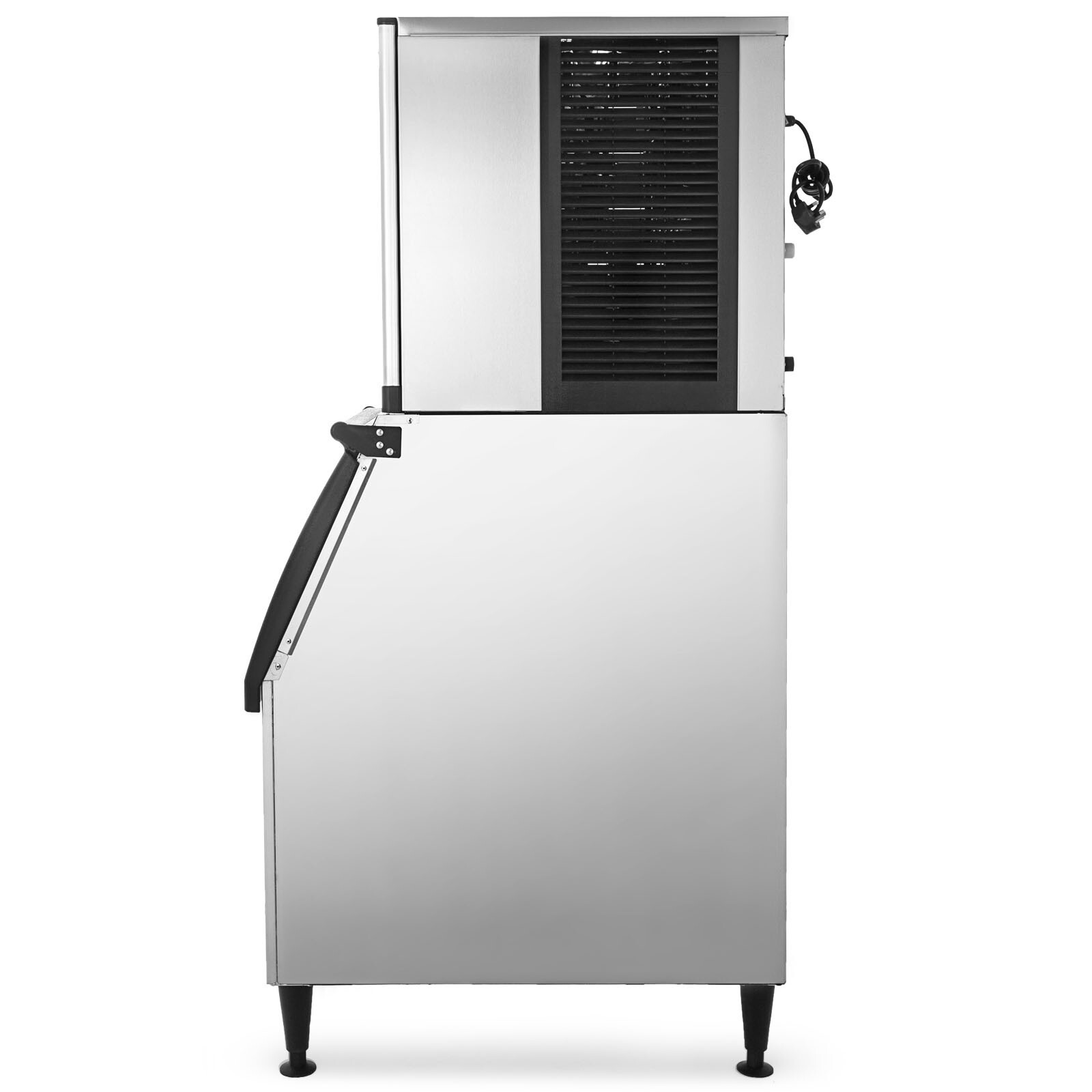 1000lbs/24H Ice Machine w/ 639lbs Storage Bin Automatic Cleaning Ice Machine