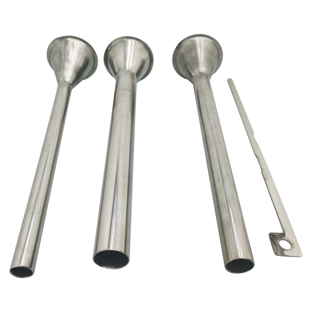 Stainless Steel 110V 26L Hydraulic Auto Sausage Stuffer Filler 3 Enema Nozzles