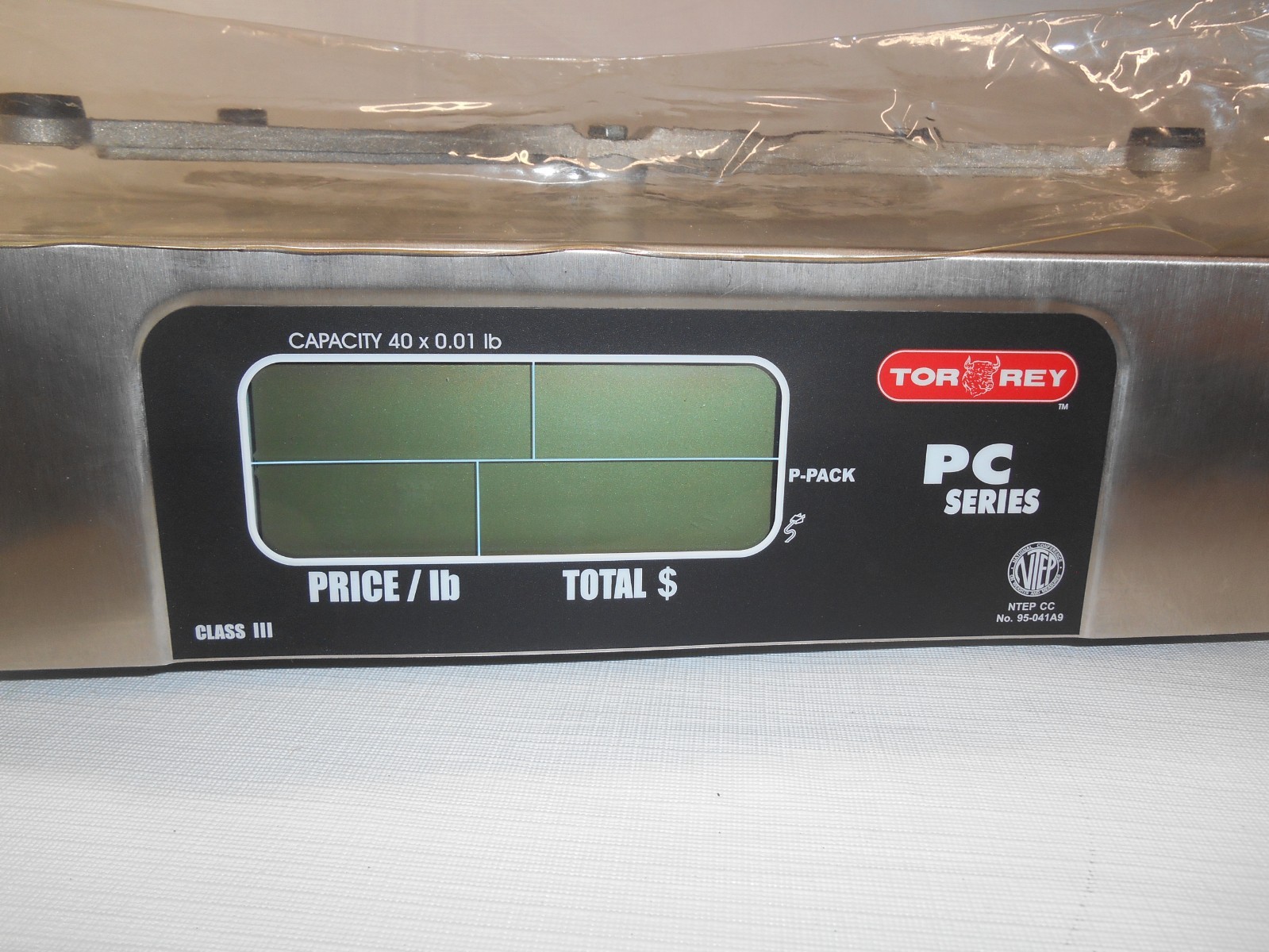 Tor-rey PC-40L, 40 x .01 lb Price Computing Scale ~ New open box