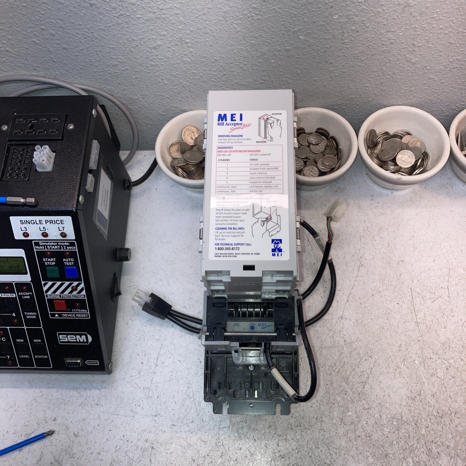 MEI MARS CPI VN2502 U5 24 Volt MDB VALIDATOR. $1.00-$5.00. Free Shipping!