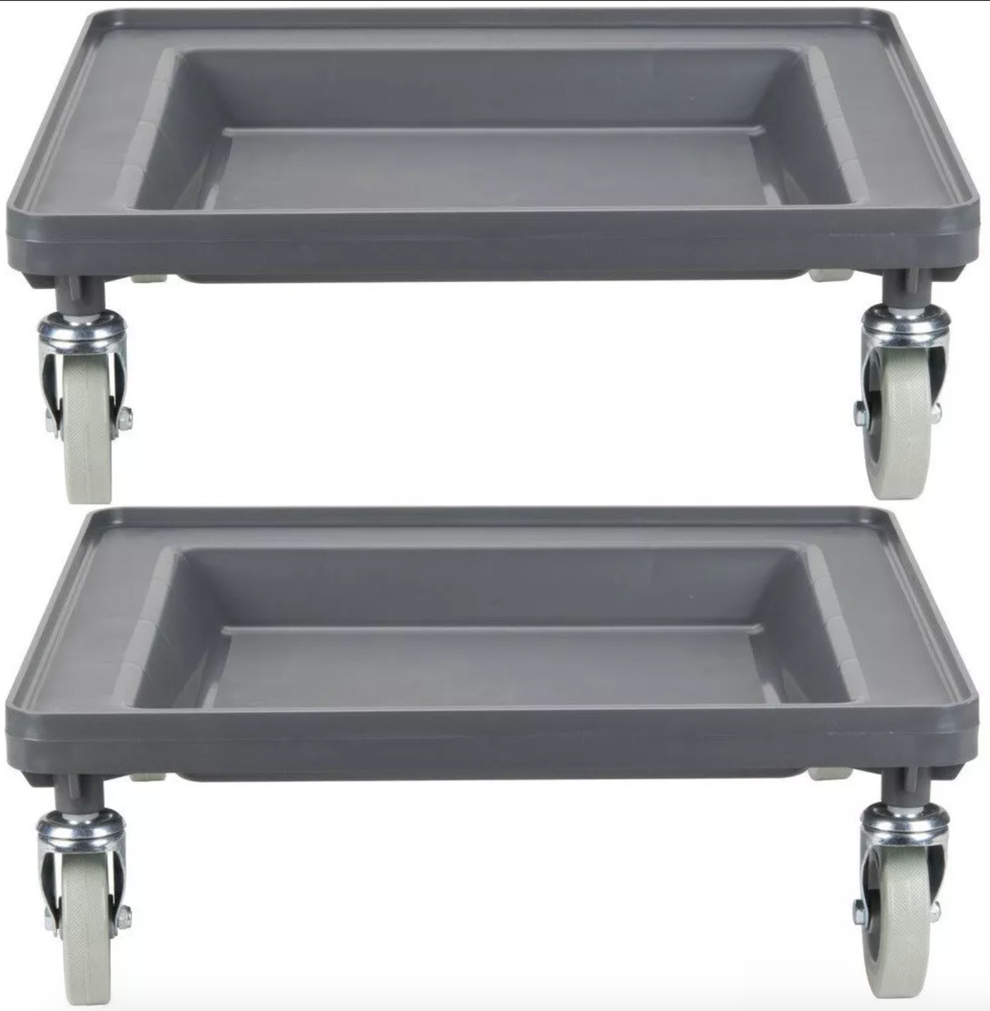 2 PACK Commercial Restaurant Dishwasher Dish Glass Rack Dolly Cart Full Size