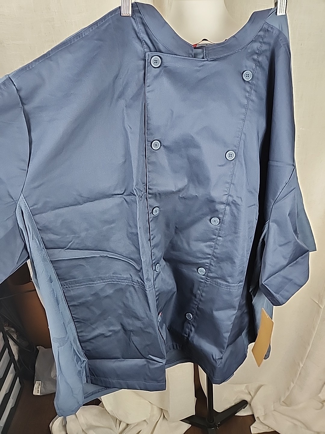 Chef Works Urban Collection Chef Coat Blue Size 6XL NWT