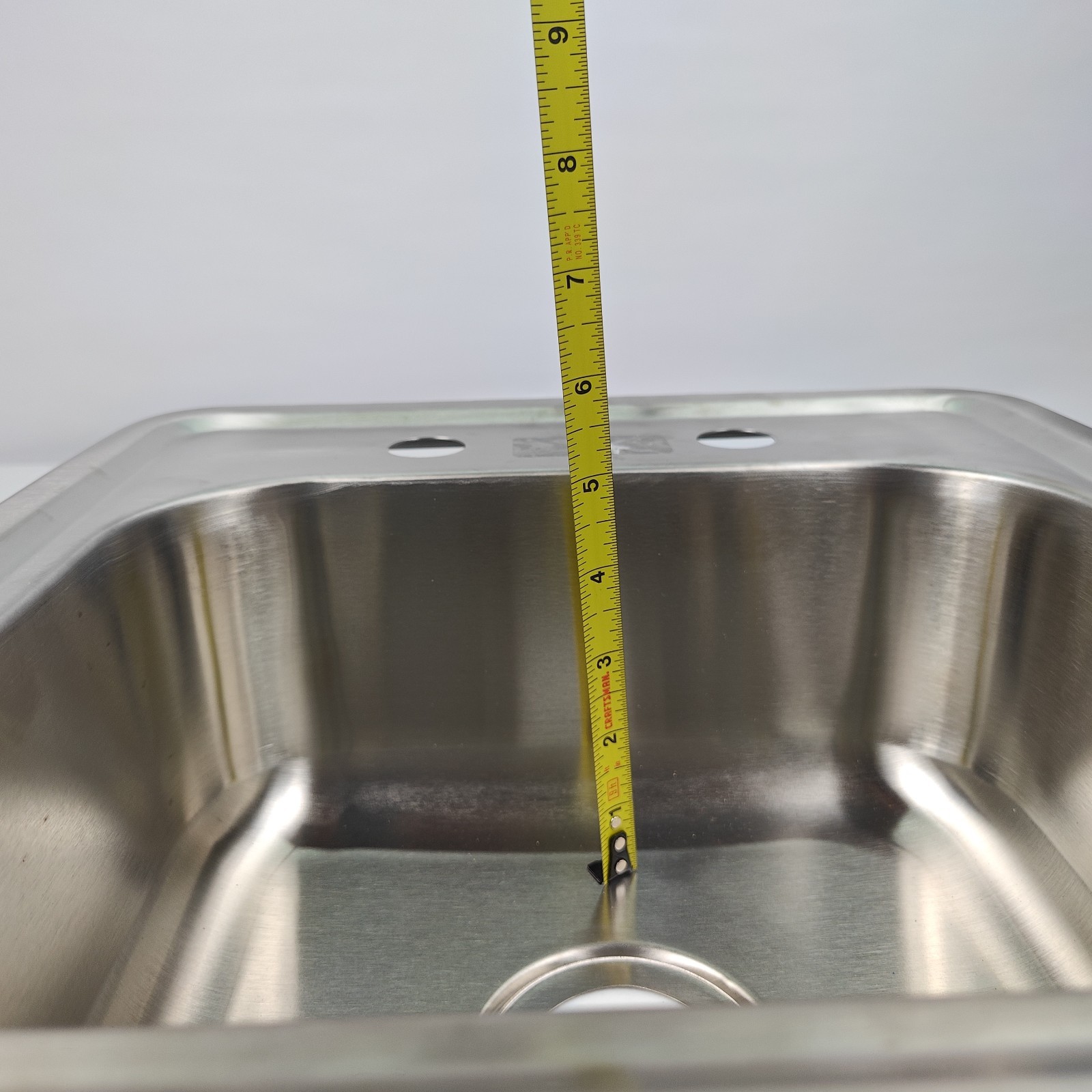 Mini 13″ x 13″ Stainless Steel Commercial Grd Drop-In Hand Sink GSW USA HS-0810I