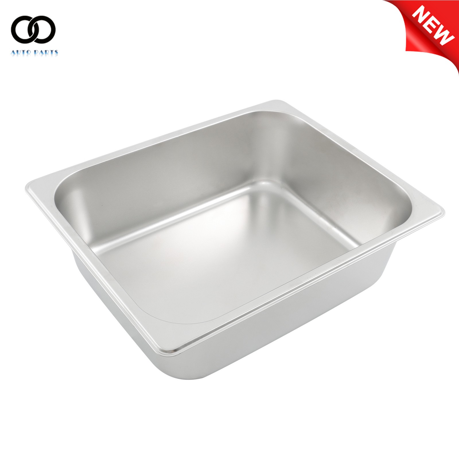 4Pack 1/2 Size Half Size 4 Inch Deep Steam Table Hotel Pans Stainless Steel