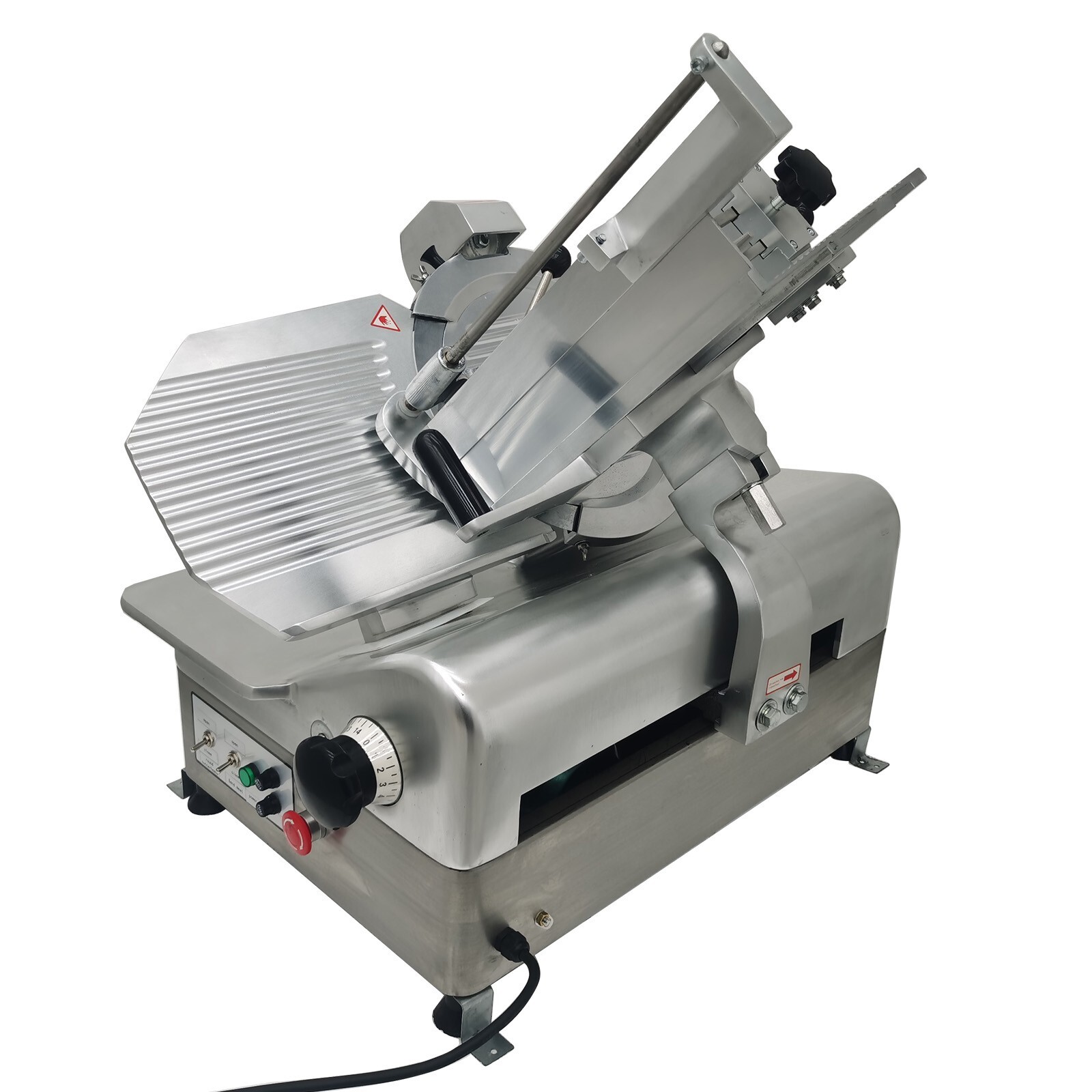 Automatic Commercial Meat Slicer Machine 110V Beef Mutton Roll Slicer Frozen Mea