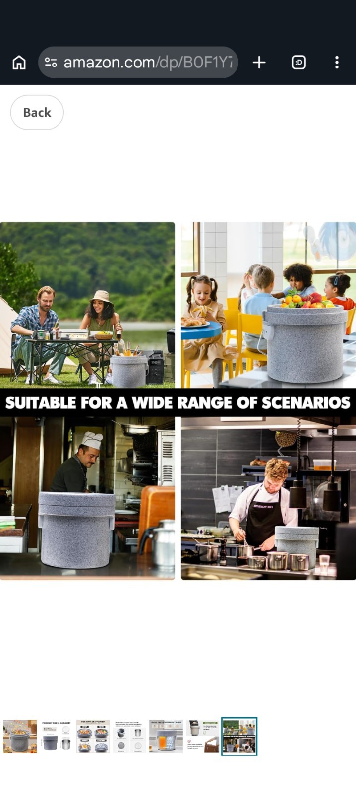 30L Insulated Bucket Hot &Cold Container Commercial Stainless Steel Soup Carrier