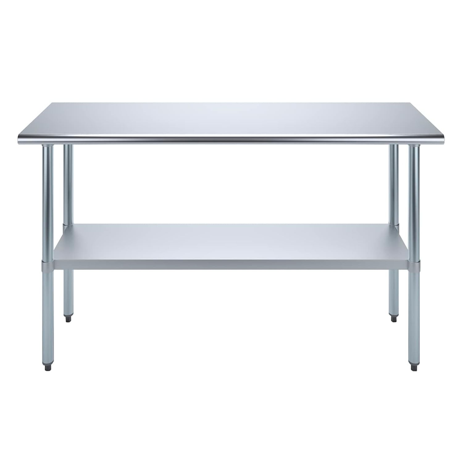 Stainless Steel Food Prep Work Table with Adjustable Undershelf 18” x 60”