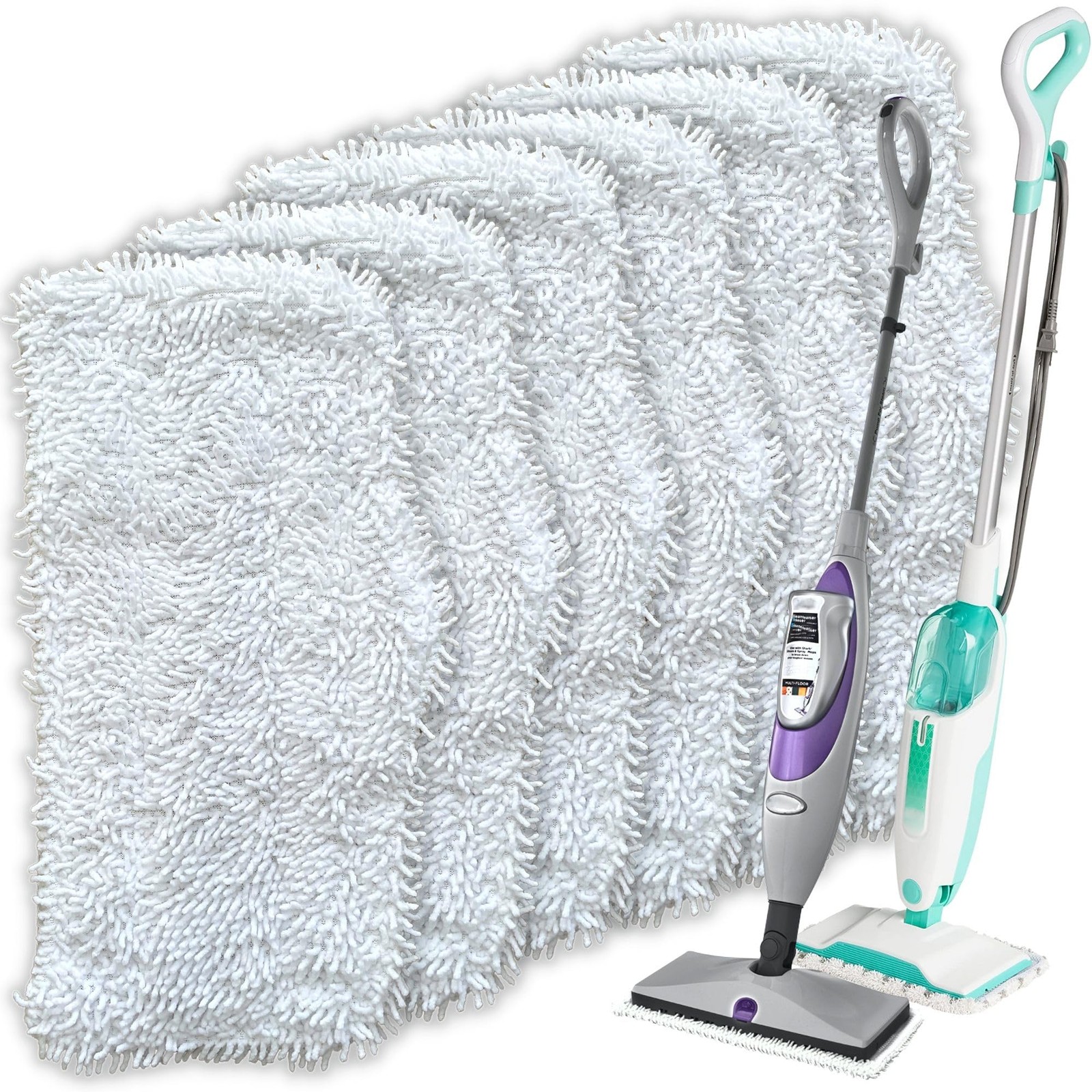 F Flammi Flammi 6 Pack Steam Mop Replacement Pads For Shark Sk410 Sk435Co S1000