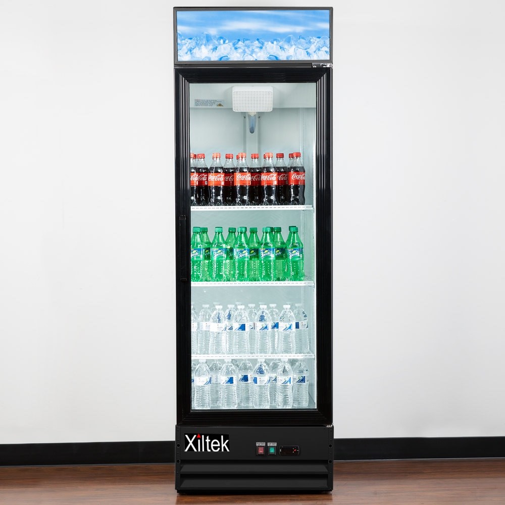 New Xiltek 27″ Swing Glass Door Merchandiser Commercial Freezer – 16 cu. ft.