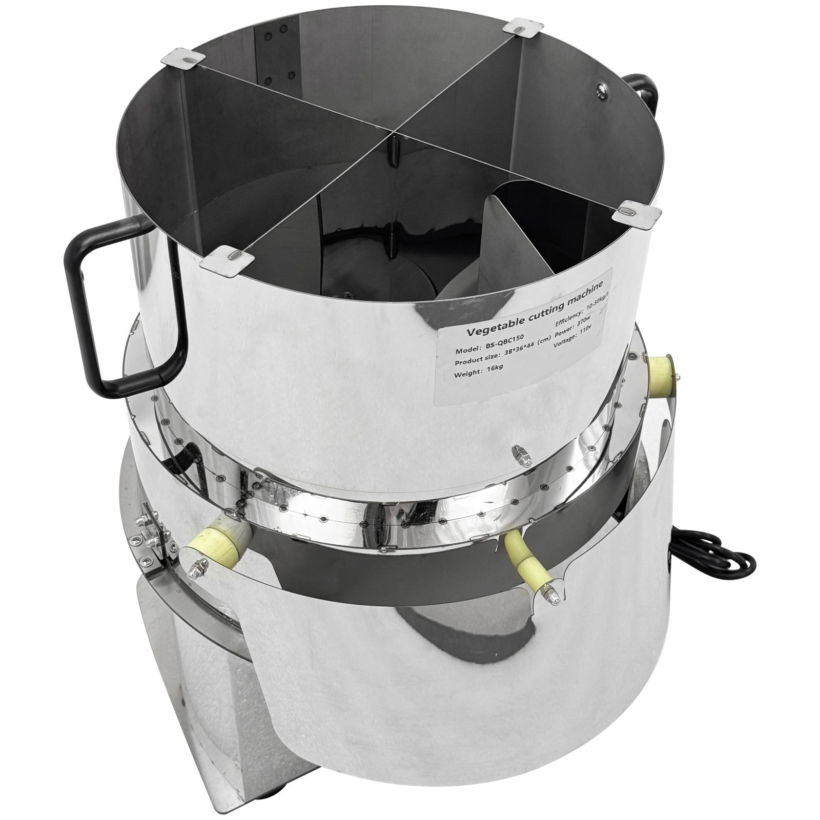 Commercial Cabbage Shredding Machine Auto Leafy Vegetable Cutting Machine 110V