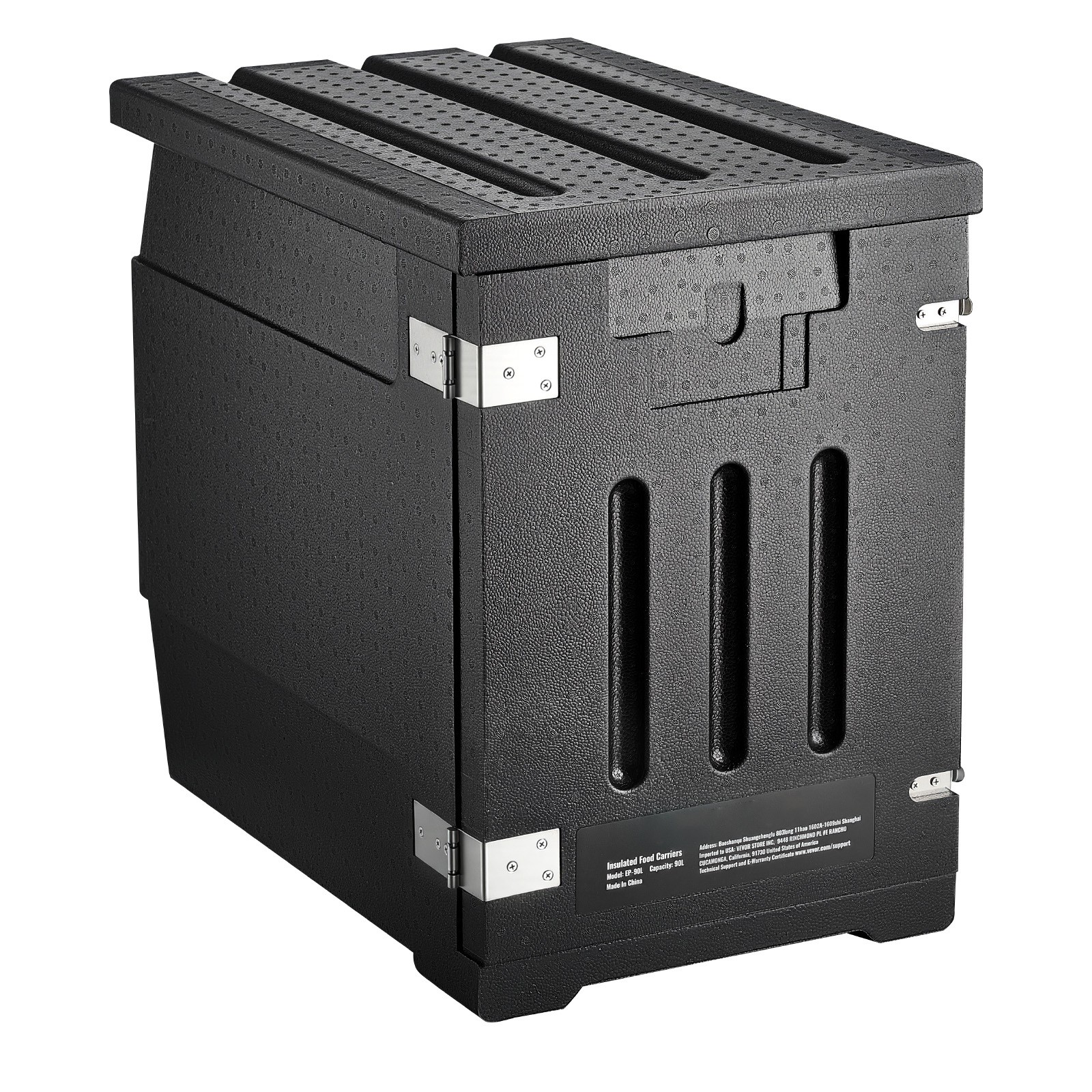 VEVOR 82Qt Food Pan Carrier EPP Insulated Portable Dishbox Stackable Food Warmer