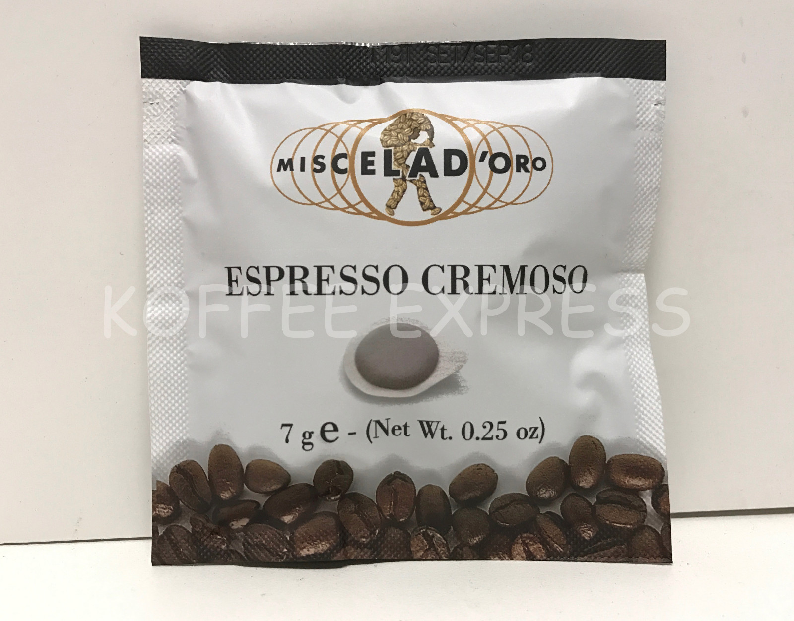 Miscela D’Oro Espresso single regular Cremoso Espresso Pods 150 ct