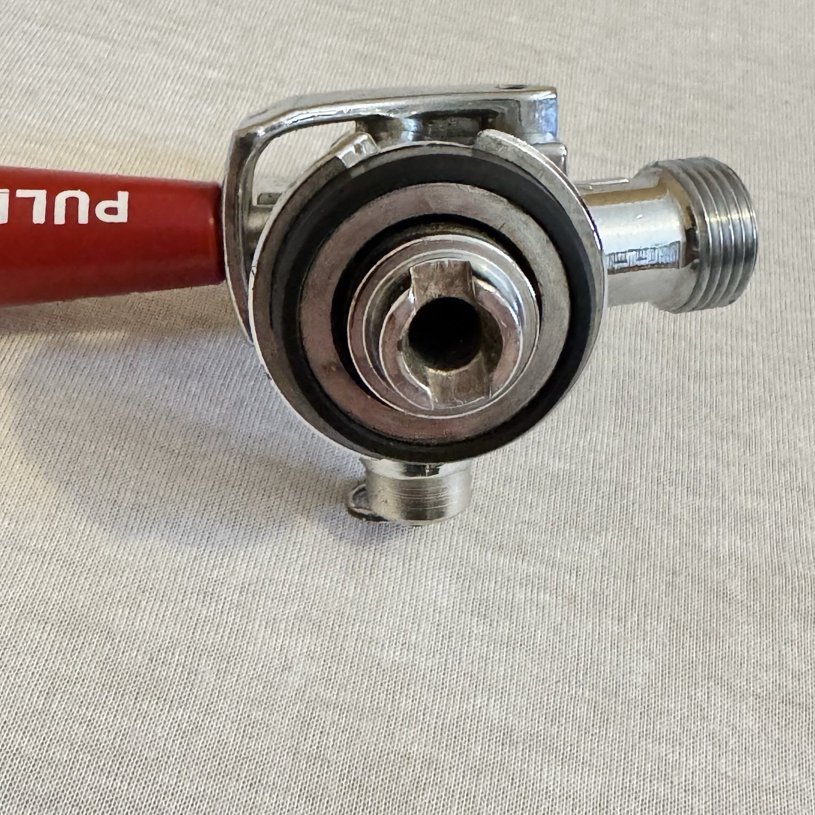 Micro Matic Red Coors Lever Handle D-System Keg Coupler Untested
