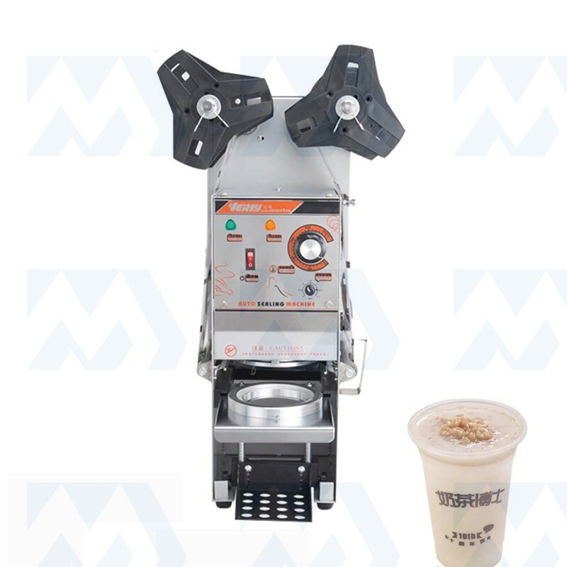 Semi-automatic Cup Sealing Machine Electric Bubble Tea Cup Sealer 350W 110V