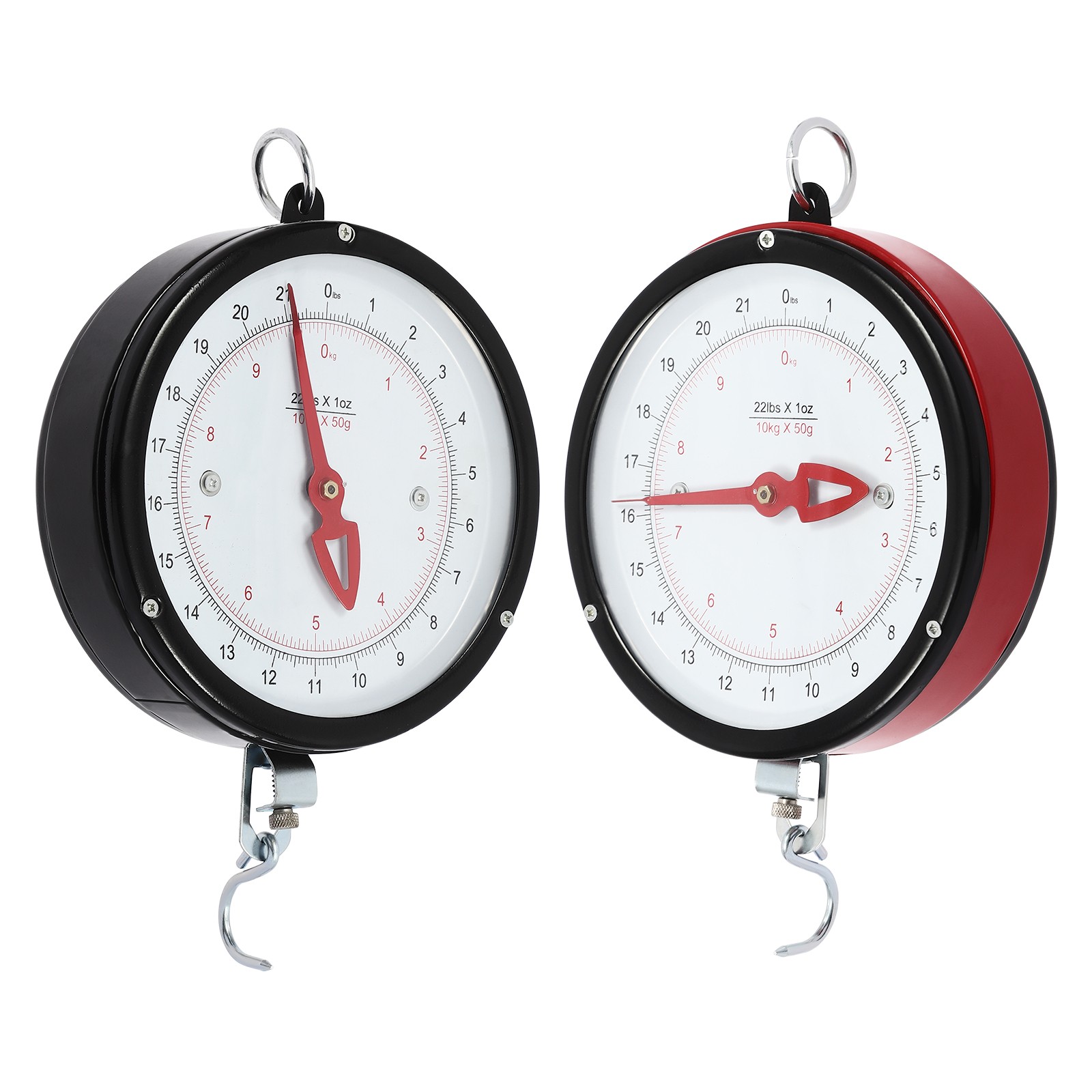 Double-Sided Dial Hanging Scale 10kg/22lbs for Home and Business Use