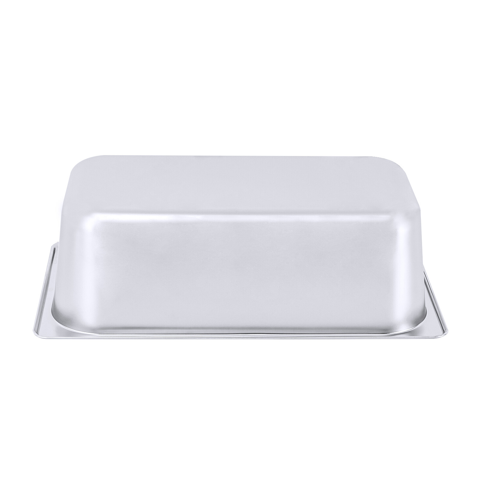 6 Pack 1/3 Size 4″ Deep Stainless Steel Hotel Pans for Catering & Food Prep
