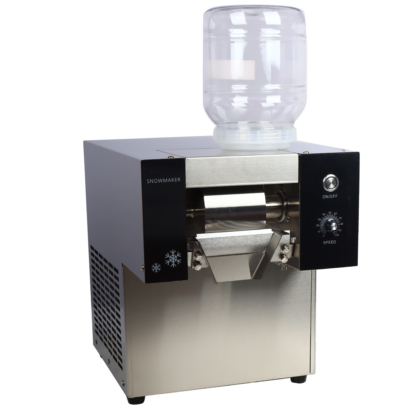 Air Cool Snowfake Ice Machie 374lbs/24h Commercial Bingsu Snow Ice Maker 110V