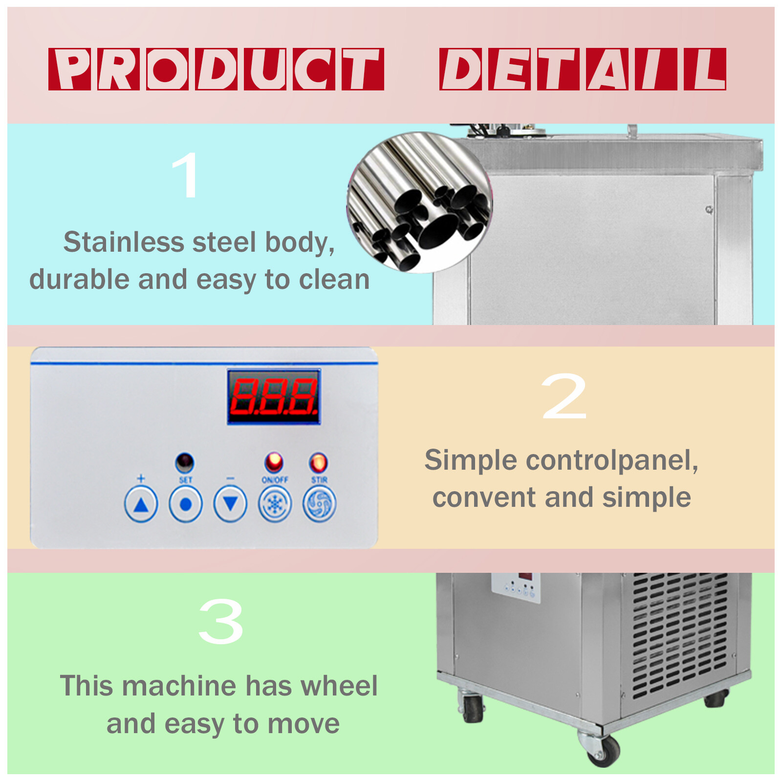 Kolice Commercial 4 mold sets popsicle machine,ice pop machine,ice lolly machine