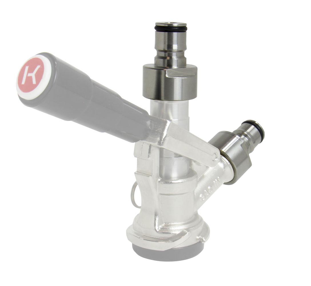 Kegco Sankey to Homebrew Beer Keg Coupler Adapter Kit – Gas and Liquid Posts