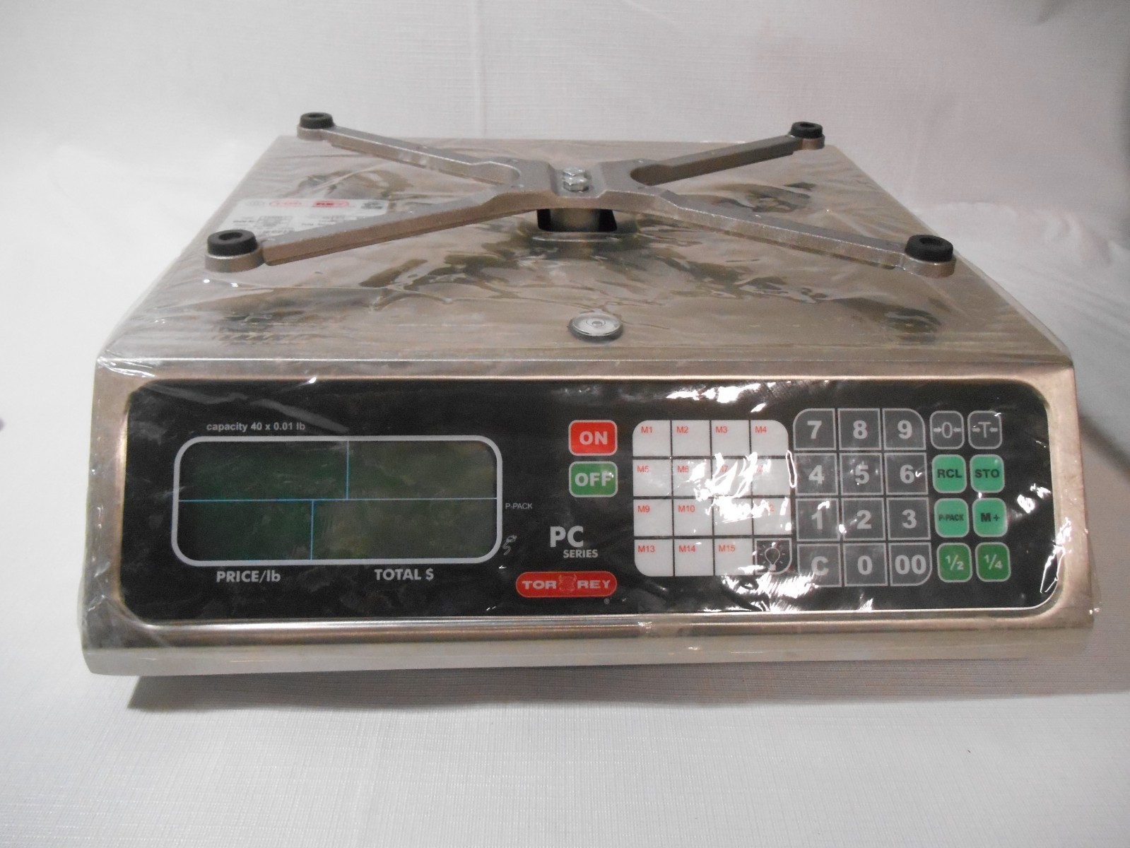 Tor-rey PC-40L, 40 x .01 lb Price Computing Scale ~ New open box