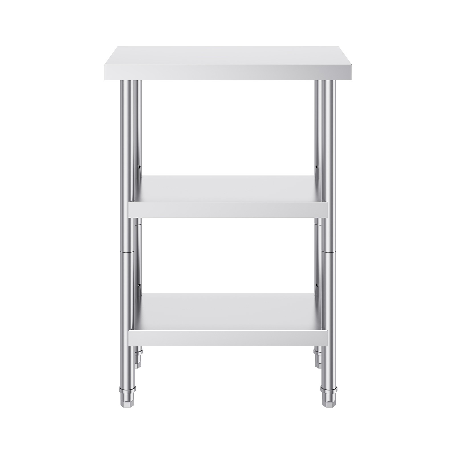 VEVOR Stainless Steel Food Prep Table Commercial Kitchen 14*24/18*48/14*60 in