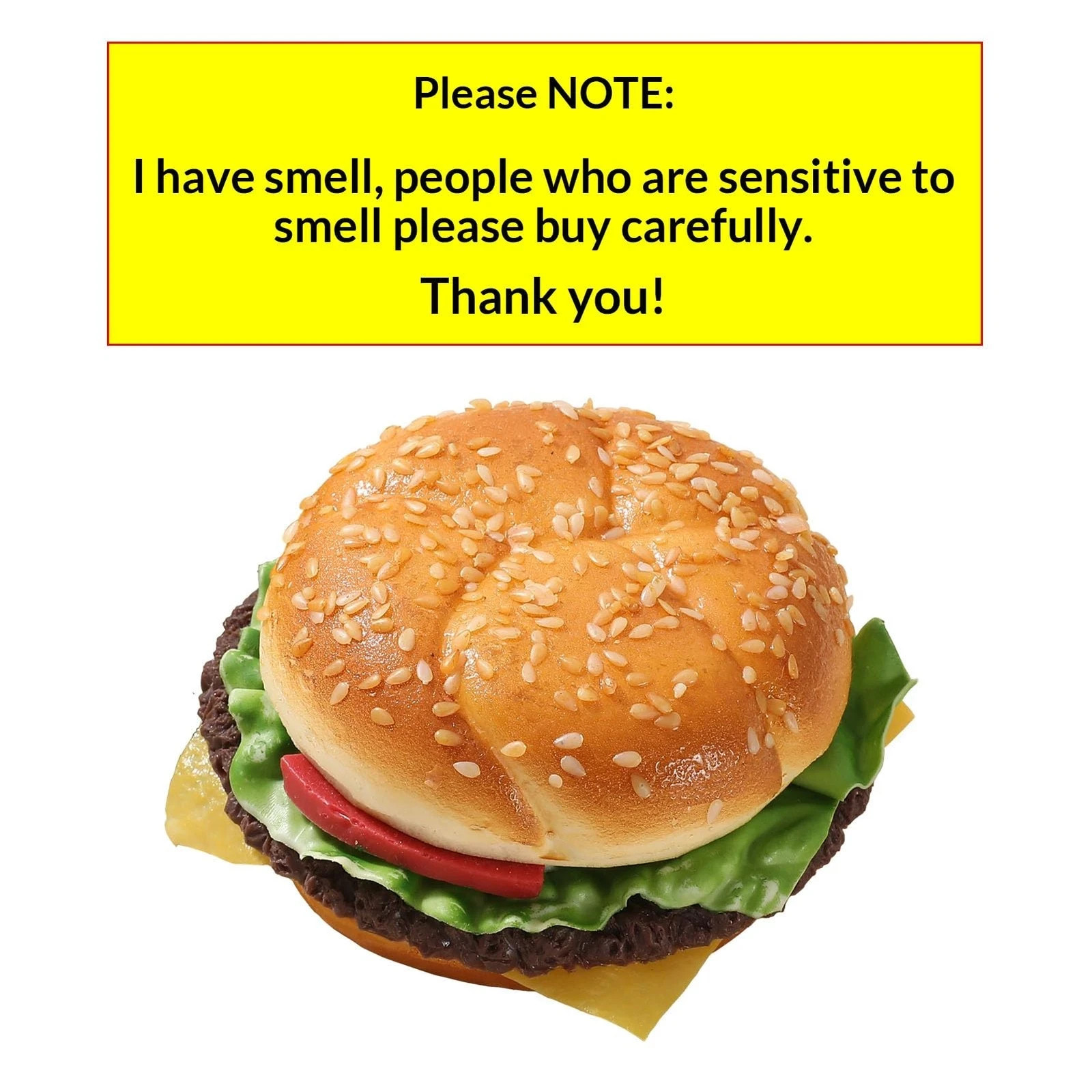 Realistic Fake Hamburger Props – 2 Pack Decorative Display Food