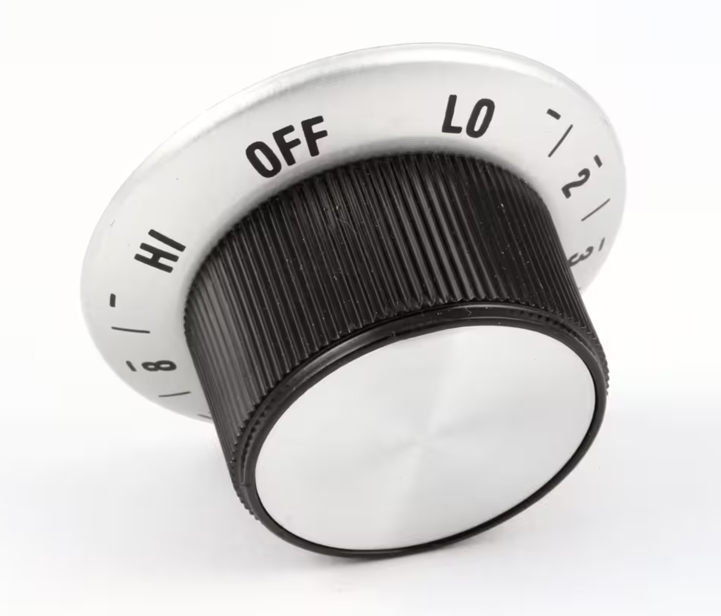 Star 2R-200702 Knob, Infinite Switch, Off-Lo-2-8-Hi Black Plastic OEM Dial NEW