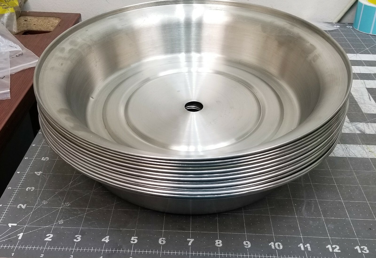 12 ½” NSF Commercial Stainless Steel Catering Food Plate Cover 12/Pack FORTESSA