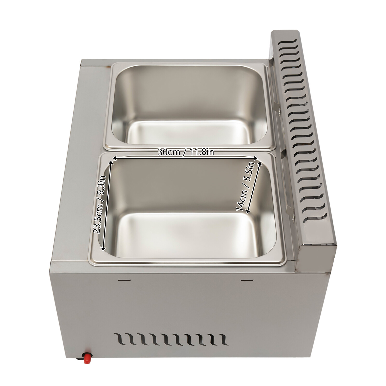 Commercial Countertop 2 Gas Fryer Deep Fryer Propane(LPG) Stainless Steel 12L